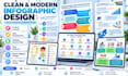 design custom infographics, charts and visual diagrams