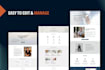 design a professional google sites website for your business
