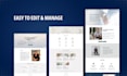 design a professional landing page or business website using wix or google sites