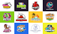 do modern business logo design with copyrights