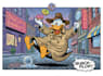 sketch cartoon characters and comic art