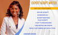 proofread, edit and format your movie script, screenplay, movie pilot, tv series