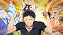 make anime fighting, anime animation, 2d anime style, 2d anime japanese style