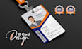 design a creative id card within 24 hours