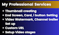 create and setup youtube channel with logo, banner, intro, outro