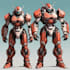 make mecha robot armor character concept