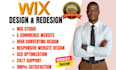 build wix website design, redesign, wix studio, wix website development, wix seo