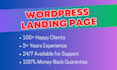 build wordpress landing page or elementor landing page with elementor