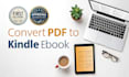 convert PDF to kindle ebook, create fixed layout ebook for amazon KDP