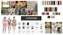 create a professional fashion moodboard
