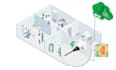 create engaging 3d saas explainer animation video isometric medical industrial