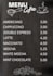 create eye catching coffee and menus