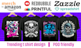 make trading t shirt design for merch or teespring