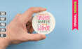 do awesome typography sticker design for you
