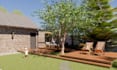design your landscape, garden, backyard, pool, patio and render 3ds