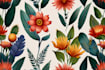 paint watercolour botanical illustrations