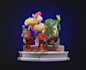 sculpt stylized 3d character model for 3d printing