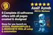 launch five internet marketing ai software offers on jvzoo, warriorplus