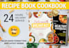 design and format cookbook and recipe book