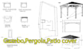 gazebo,pergola patio cover design