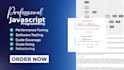 provide expert programming services in javascript