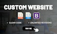 create stunning responsive websites using HTML, CSS, js, and bootstrap
