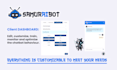 create ai trained chatbot for website