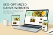 design a professional canva website for coaches consultants and solopreneurs