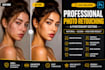 do high end skin retouching and photo editing