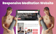 design yoga fitness, and meditation classes website
