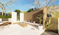 do outdoor backyard landscape design, garden, pool as architect