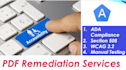 make PDF compliance to ada section 508 wcag aa