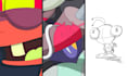 make an illustration with kaws style