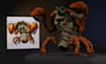 convert your 2d character design into a 3d model