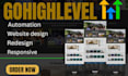 gohighlevel expert go high level website, ghl, landing page automation