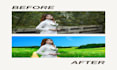 do image editing such as upscaling, cropping, enhancement, bg change, etc