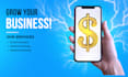 create creative banner design and header design