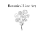 draw minimalist botanical line art of flowers, plants and leaves