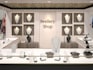 design modern 3d showroom interiors and display walls