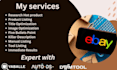 manage all ebay seller account and drop shipping on it with percentage base