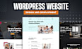 design, redesign, responsive landing page and wordpress website