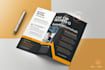create business flyer, rack card, postcard, business card