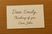 provide handwritten letters cards notes and documents for you