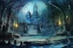 design 2d game concept art background and environment