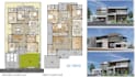 design architectural floor plan and 3d model with rendering