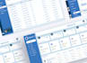 design modern dashboard, web app, admin panel UI