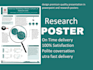 design presentations, infographics, and research posters