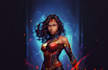draw superhero character art