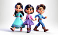 create images inspired by disney pixar style