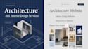design a stunning architecture and interior designer portfolio website